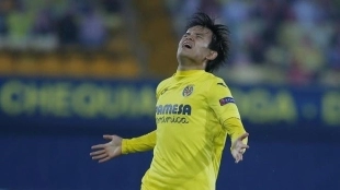 Nuevo revés para Kubo en el Villarreal. Foto: elgoldigital.com