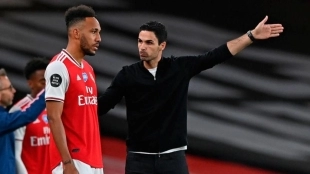 Tensión entre Arteta y Aubameyang: De capitán a posible descarte