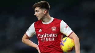 Kieran Tierney, renovado recientemente por el club 'Gunner'. Foto: Getty