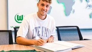 El joven alemán firma un contrato hasta 2025. Foto: Wolfsburg