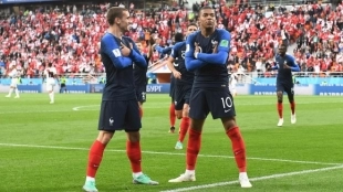 Antoine Griezmann y Kylian Mbappé, presentes en la lista. Foto: EL PAÍS Uruguay