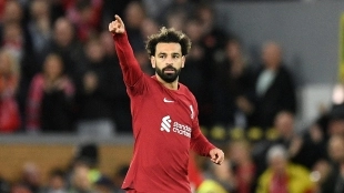 Mohamed Salah quiere seguir en Anfield. Foto: Goal.com