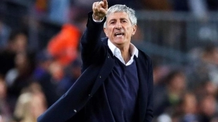 Quique Setién. Foto: MARCA