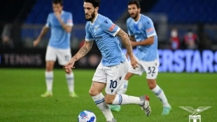 El gaditano tiene los dos pies fuera de la Lazio. Foto: @OfficialSSLazio