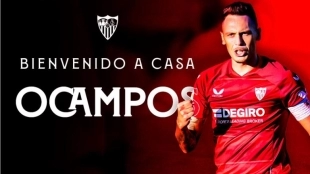 OFICIAL: Lucas Ocampos regresa al Sevilla FC