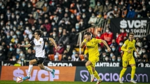 El extremo español se postula como favorito para el ataque de la Real Sociedad. Foto: @valenciacf