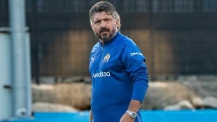El Marsella 'se carga' a Gattuso / Record.pt