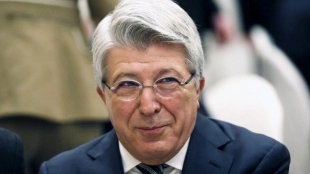 Enrique Cerezo, Presidente del Atlético de Madrid.
