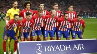 Once del Atlético de Madrid durante la 23-24. 