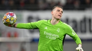 Andriy Lunin tiene su futuro incierto en el Real Madrid y ya se han decantado por el retorno de Kepa / MadridistaReal.com