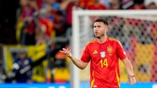 Aymeric Laporte, central de España que pertenece al Al Nassr y que podría fichar por el Atlético de Madrid