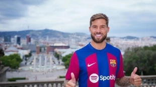 Íñigo Martínez, central del FC Barcelona que no entra en los planes de Hansi Flick