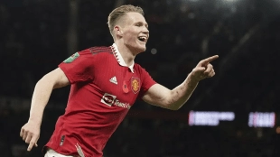 Scott McTominay, centrocampista del Manchester United que podría salir en verano