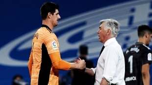 Carlo Ancelotti debe decidir el futuro de Lunin con Kepa en la recámara / DAZN