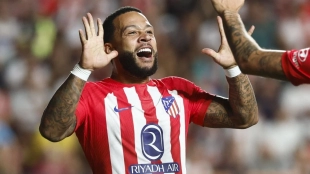 Memphis Depay, delantero holandés que se encuentra en la agenda del Rayo Vallecano
