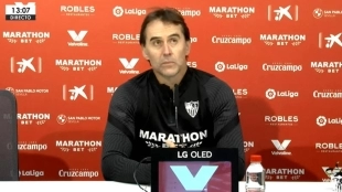 Julen Lopetegui, entrenador del West Ham, durante su etapa en el Sevilla.