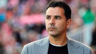 Míchel, entrenador del Girona.