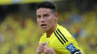 <p>James Rodríguez, Colombian star who could sign for an African club</p>