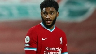 Joe Gomez, jugador del Liverpool que interesa al Newcastle United
