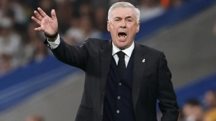 Carlo Ancelotti, entrenador del Real Madrid, sufre una plaga de centrales.