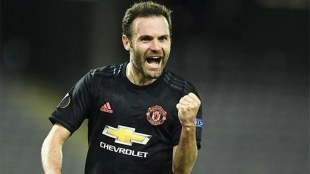 Juan Mata, jugador del Western Sidney Wanderers, durante su etapa en el Manchester United.