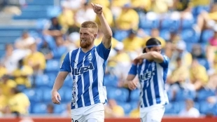 Carlos Vicente, jugador del Deportivo Alavés que podría recalar en un club de la Premier League