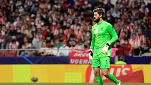 Alisson, portero del Liverpool desde el verano de 2018