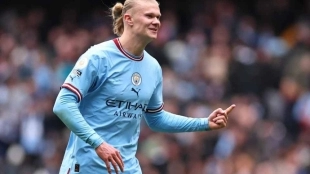 Erling Haaland, delantero del Manchester City