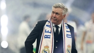 Carlo Ancelotti no quiere dejar el Real Madrid / La Razón