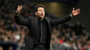El Cholo Simeone, entrenador del Atlético de Madrid