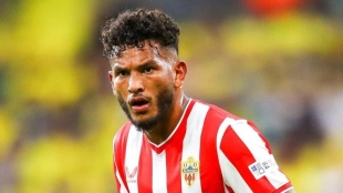 Luis Suárez, delantero del Almería