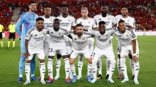 Once titular del Real Madrid para jugar contra el Mallorca