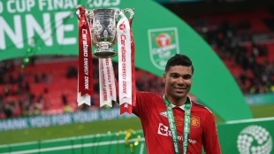 Casemiro, jugador del Manchester United y leyenda del Real Madrid que podría cambiar de aires