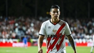 James Rodríguez, jugador del Rayo Vallecano