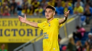 Mika Mármol, jugador de Las Palmas que interesa a la Roma
