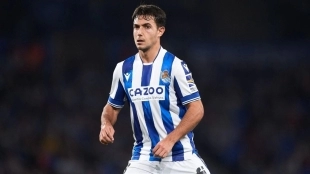 Martín Zubimendi, centrocampista español de la Real Sociedad