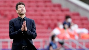 Cholo Simeone, entrenador del Atlético de Madrid 