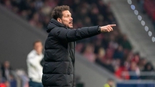 Cholo Simeone, entrenador del Atlético de Madrid 