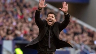 Cholo Simeone, entrenador del Atlético de Madrid 