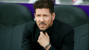 Cholo Simeone, entrenador del Atlético de Madrid 