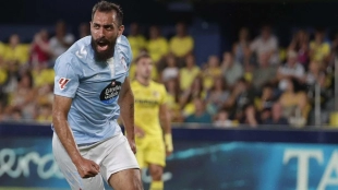 <p>Borja Iglesias, new forward for Celta de Vigo</p>