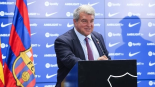 Joan Laporta, presidente del FC Barcelona