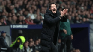 Diego Simeone, coach of Atlético de Madrid.