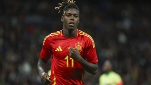 <p>Nico Williams, player of Athletic Club and star of Spain</p>