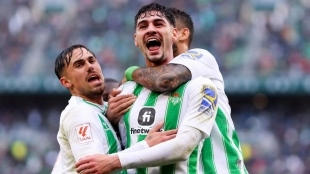 Johnny Cardoso, centrocampista del Real Betis 