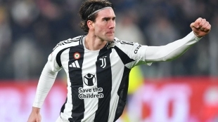 Dusan Vlahovic, delantero de la Juventus