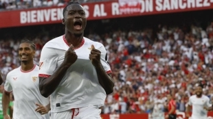 Lucien Agoumé, jugador del Sevilla