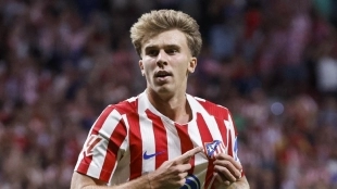 Pablo Barrios, centrocampista del Atlético de Madrid