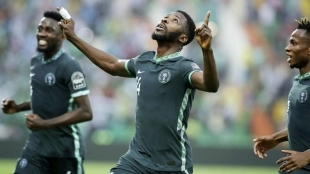 Kelechi Iheanacho, delantero de la selección de Nigeria