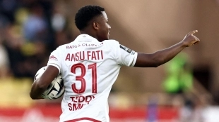 Ansu Fati, jugador del Barcelona cedido en el Mónaco